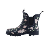 Ankle Gumboots - Navy Floral