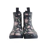 Ankle Gumboots - Navy Floral
