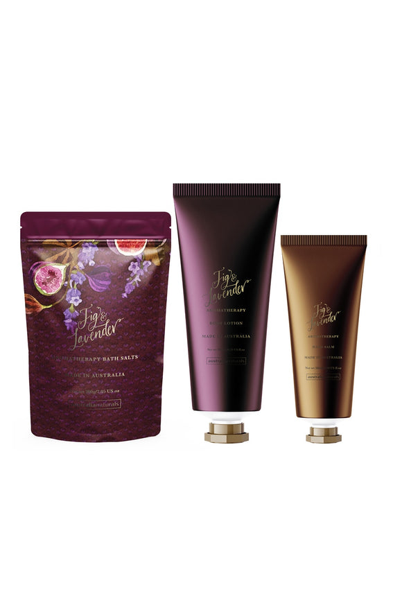 Body Care Trio - Australian Naturals Fig & Lavender