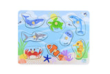 Peg Puzzle - Sea Animal and their Habitats