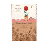 Robotime Wooden Bloom - Red Rose
