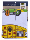 Tea Towel - Retro caravan