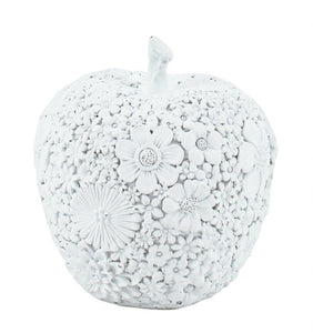 Ceramic Floral Apple 12x13.5cm