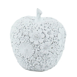 Ceramic Floral Apple 8.5x9.5cm