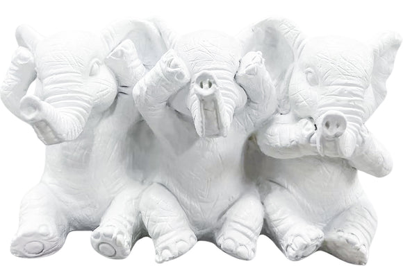 White Elephant Sculpture 14cm