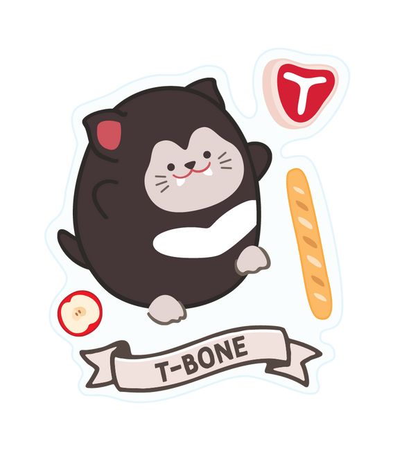 Sticker - T-bone the Tasmanian Devil