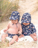 Toshi - Swim Baby Onesie L/S Classic - Surf Twilight - Current