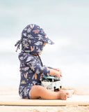 Toshi - Swim Baby Onesie L/S Classic - Surf Twilight - Current
