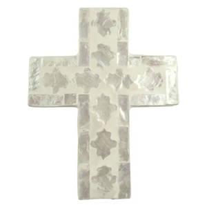 Cheyenne Inlay Cross - Ivory