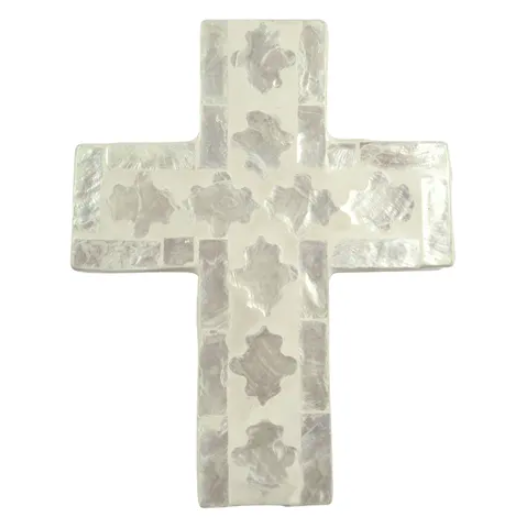 Cheyenne Inlay Cross - Ivory