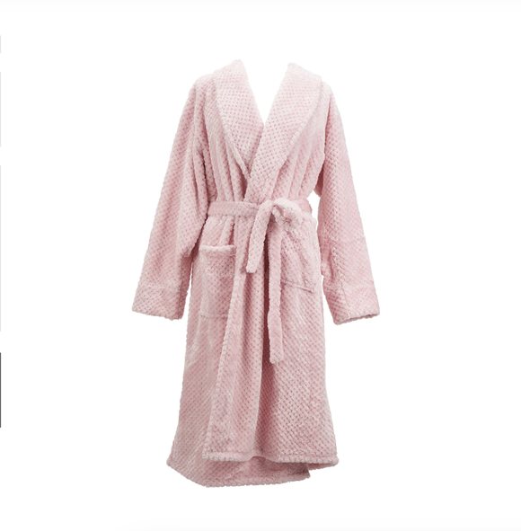 Bath Robe - Cosy Luxe Waffel Pink Quartz
