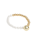 Stella + Gemma - Bracelet Bead/Pearl Gold