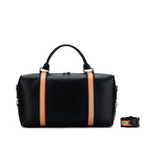 Black Caviar Designs Travel Bag - Everest Black & orange Stripe