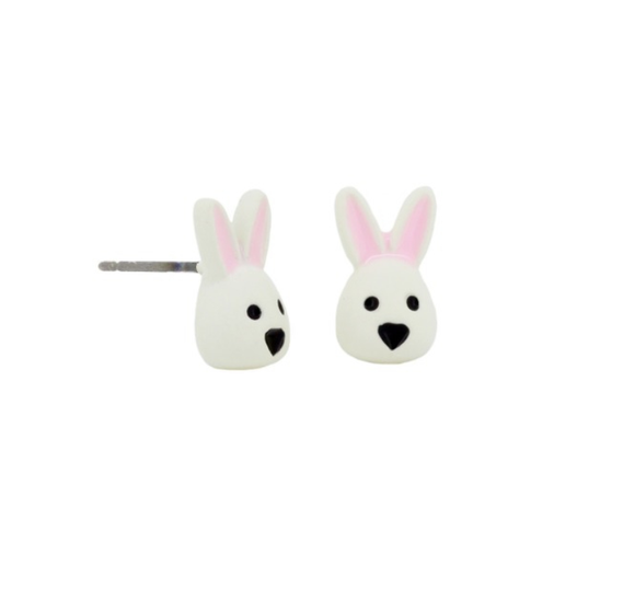 Earrings - Flopsy Bunny Studs