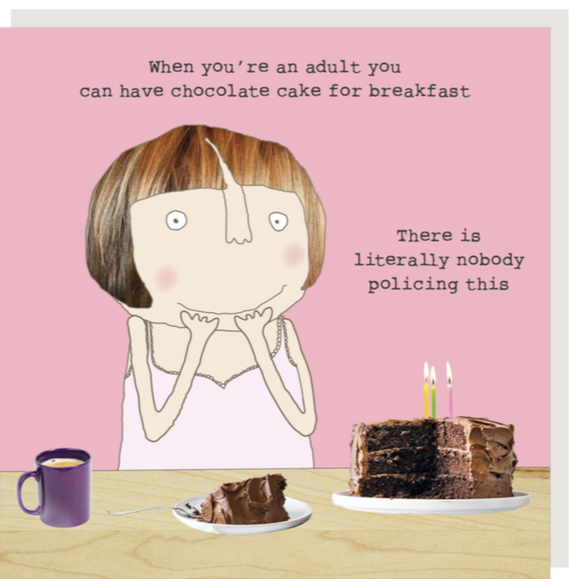 Greeting Card Rosie Made A Thing - Cake Breakfast