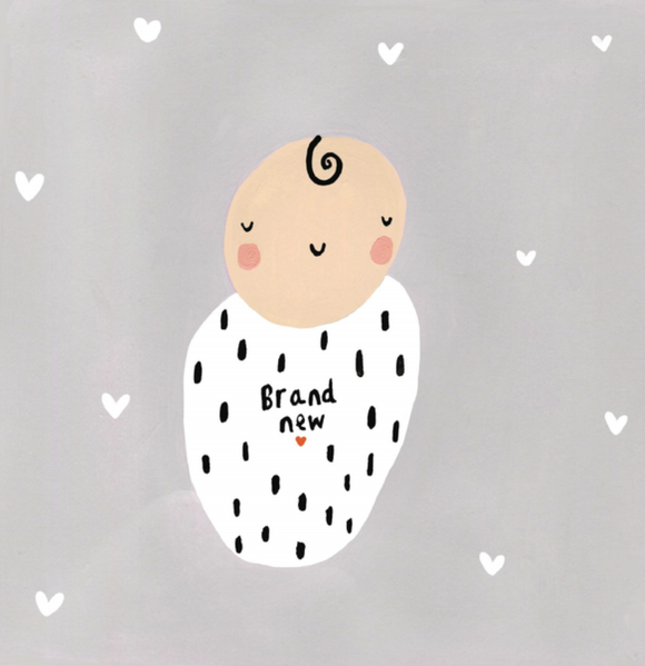 Greeting Card - Sooshi Cha Cha Designs - Brand New Baby