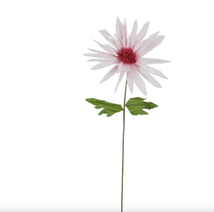 Faux Greenery - Daisy Paper Flower- Soft Pink