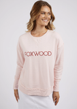Foxwood Simplified Metallic Crew - Pale Pink