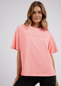 Foxwood Simplified Tee - Neon Pink