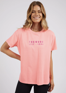 Foxwood Authentic Tee - Neon Pink