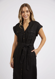 Foxwood Harlow Midi Dress - Black