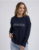 Foxwood Simplified Metallic Crew - Navy