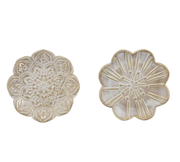 Indira Trinket Plate  - Natural