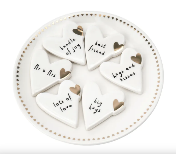 Ceramic Tokens - 6 Assorted