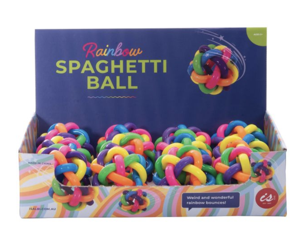 Rainbow Spaghetti Ball