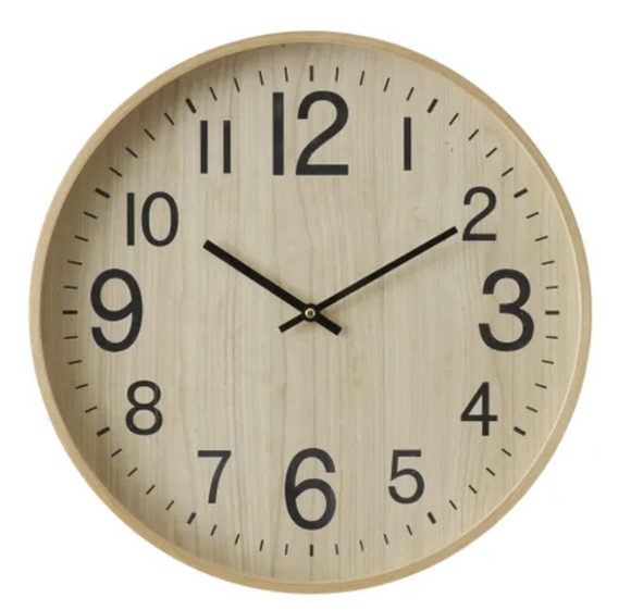Clock - Torrens Natural Wood 40cm