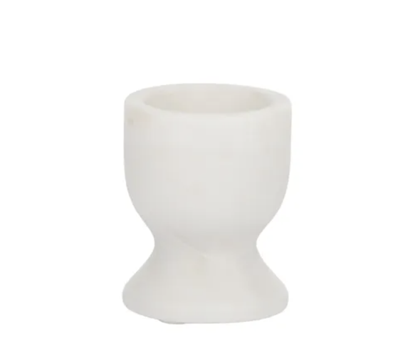 Mira Marble - Egg Cup White