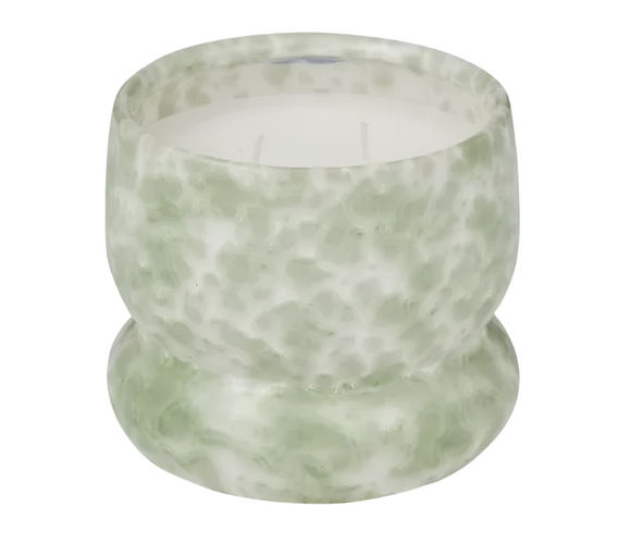 Ceramic Candle Rmini Large - Crystal Creen