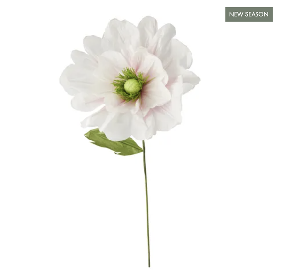 Faux Greenery - Poppy Paper Flower - Pink 50cm