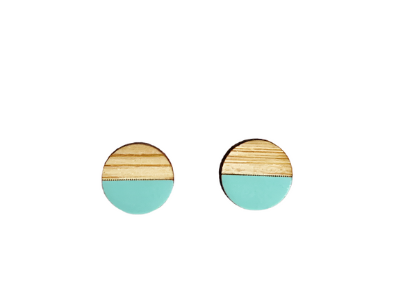 Dipped Earrings Blue