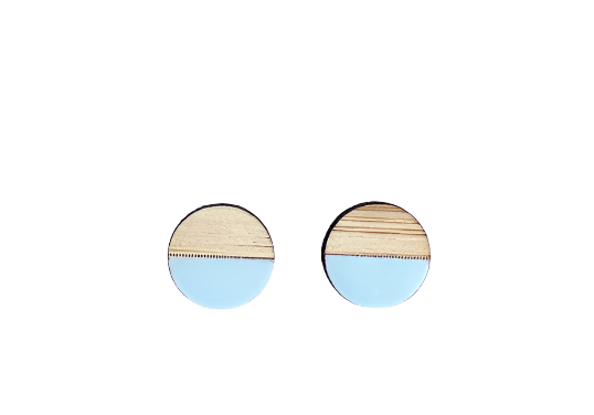 Dipped Earring Light Blue