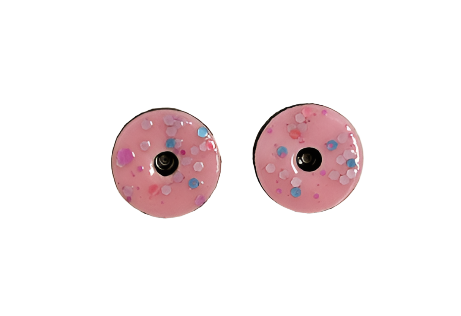Donut Earring Pink