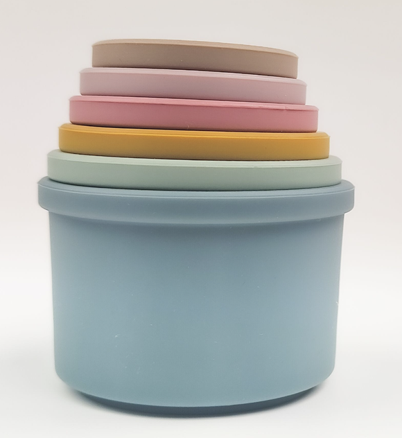 Stacking 6 Cups Activity Toy Colourful 7