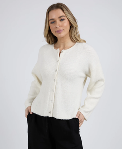Foxwood Murphy Knit Cardigan - Vintage White