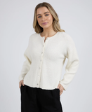 Foxwood Murphy Knit Cardigan - Vintage White