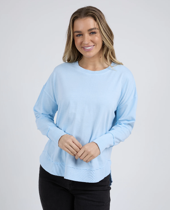Foxwood Farrah Long Sleeve - Waterfall Blue