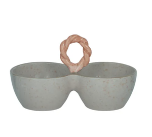 Cadiz Cer Double Bowl