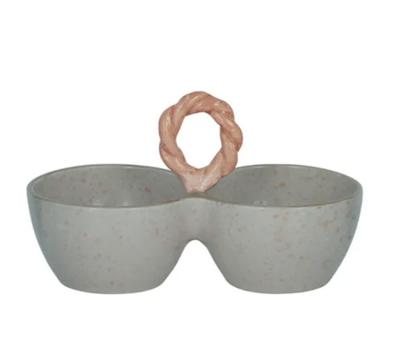 Cadiz Cer Double Bowl
