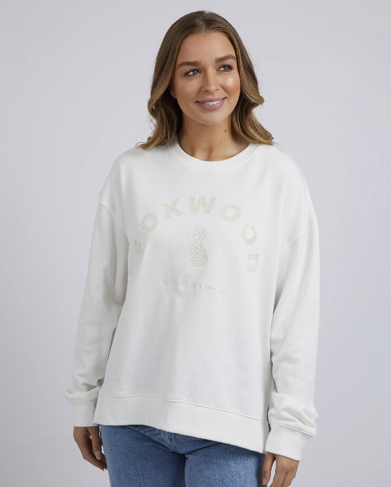 Foxwood Effortless Crew - Vintage White