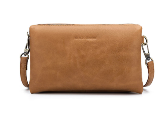 Black Caviar Design Stella Crossbody Bag - Tan