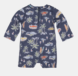 Toshi - Swim Baby Onesie L/S Classic - Surf Twilight - Current