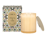 Circa Christmas Candle - White Fig & Cedar 350g