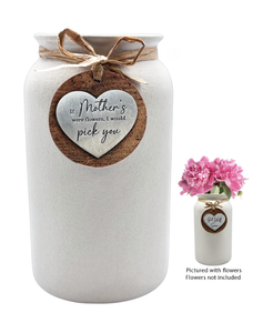 Heartfelt Mason Vase - Mother