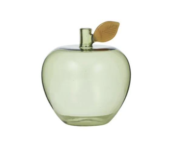 Glass Sculpture - Apple