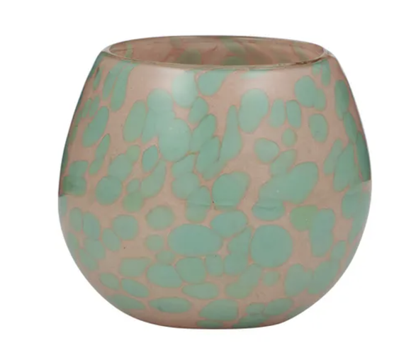 Myoma Glass Candle - Pink/blue