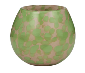 Myoma Glass Candle - Pink/Green